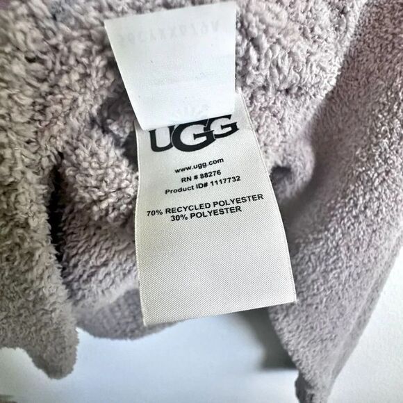 UGG | Paula Granite Tan Taupe Soft V-neck Pullover Sweater Oversized | Size XS - Picture 5 of 8